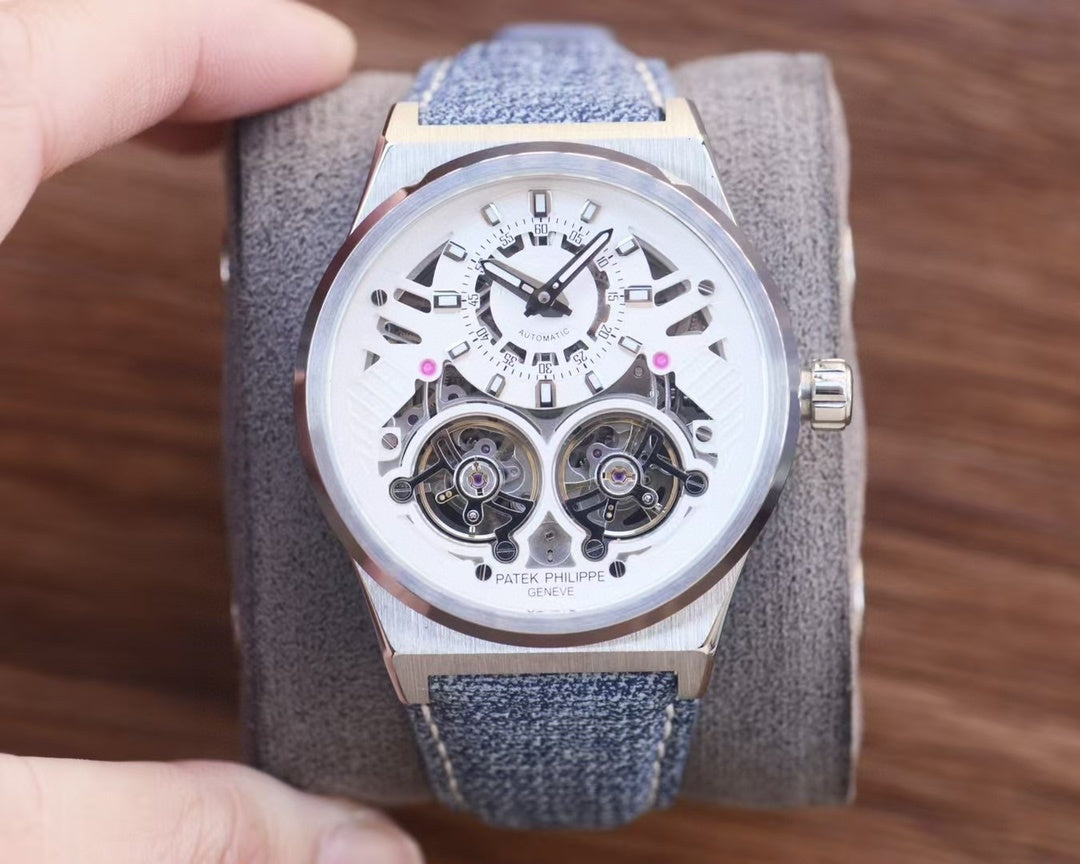 Patek Philippe White-Dial Skeleton