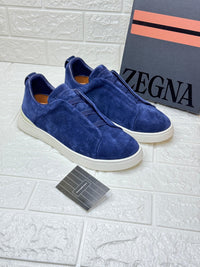 Zegna Tripple Stitch Suade