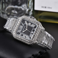 Cartier Santos Iced-Out