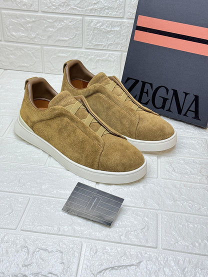 Zegna Tripple Stitch Suade