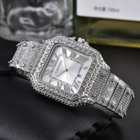 Cartier Santos Iced-Out